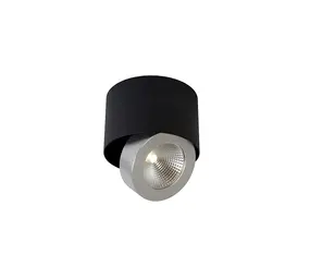 Lucide RADUS Plafondlicht LED 1x5W 450LM 3000K Zwart Lucide RADUS Plafondlicht LED 1x5W 450LM 3000K Zwart