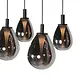 Mexlite Hanglamp Glimsy 5 lichts L 115 cm zwart Mexlite Hanglamp Glimsy 5 lichts L 115 cm zwart