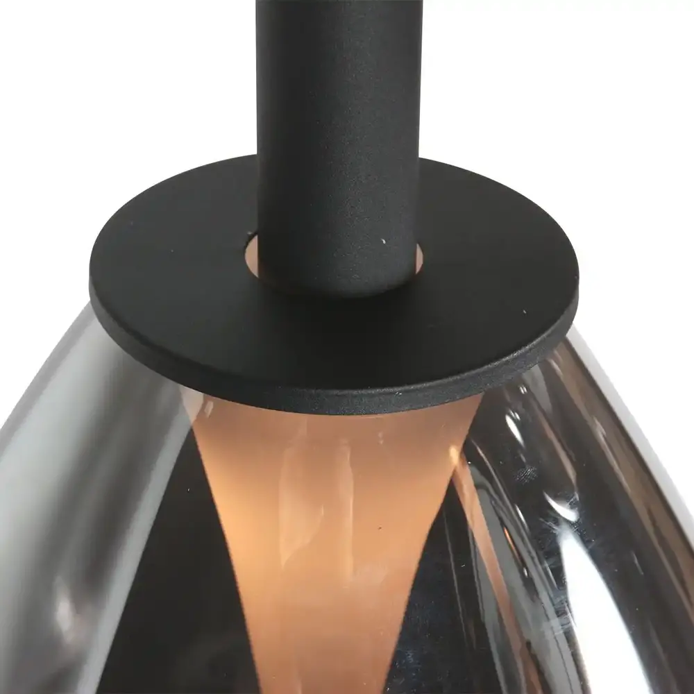 Steinhauer Hanglamp Glimsy 1 lichts Ø 14.5 cm zwart Steinhauer Hanglamp Glimsy 1 lichts Ø 14.5 cm zwart