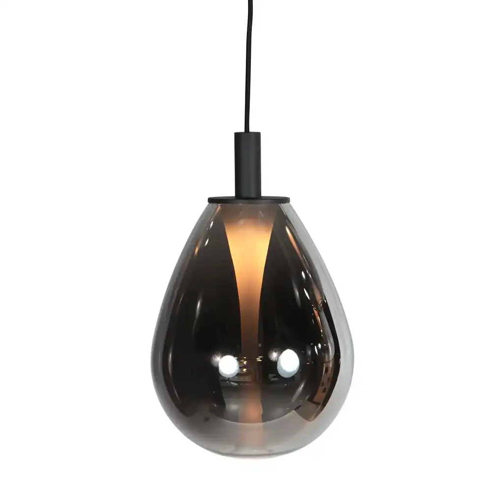 Mexlite Hanglamp Glimsy 1 lichts Ø 14.5 cm zwart Mexlite Hanglamp Glimsy 1 lichts Ø 14.5 cm zwart