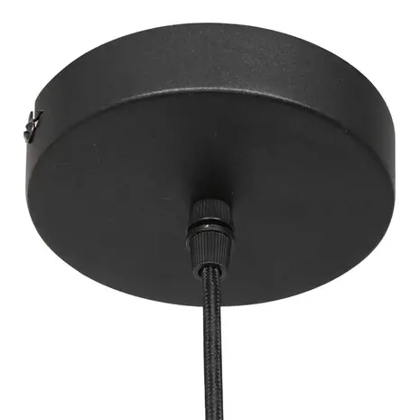 Mexlite Hanglamp Glimsy 1 lichts Ø 14.5 cm zwart Mexlite Hanglamp Glimsy 1 lichts Ø 14.5 cm zwart