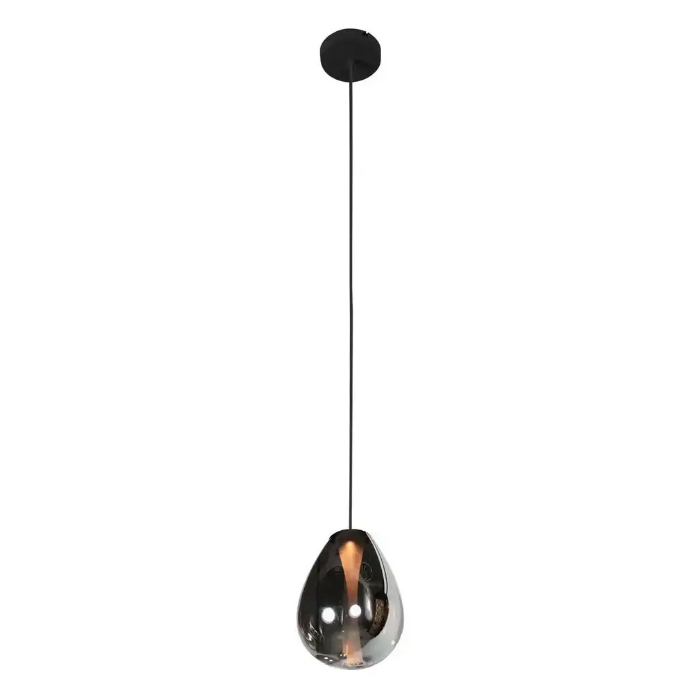 Mexlite Hanglamp Glimsy 1 lichts Ø 14.5 cm zwart Mexlite Hanglamp Glimsy 1 lichts Ø 14.5 cm zwart