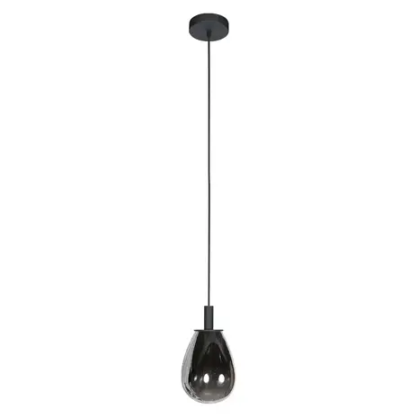 Mexlite Hanglamp Glimsy 1 lichts Ø 14.5 cm zwart Mexlite Hanglamp Glimsy 1 lichts Ø 14.5 cm zwart