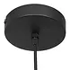 Mexlite Hanglamp Glimsy 1 lichts Ø 22 cm zwart Mexlite Hanglamp Glimsy 1 lichts Ø 22 cm zwart