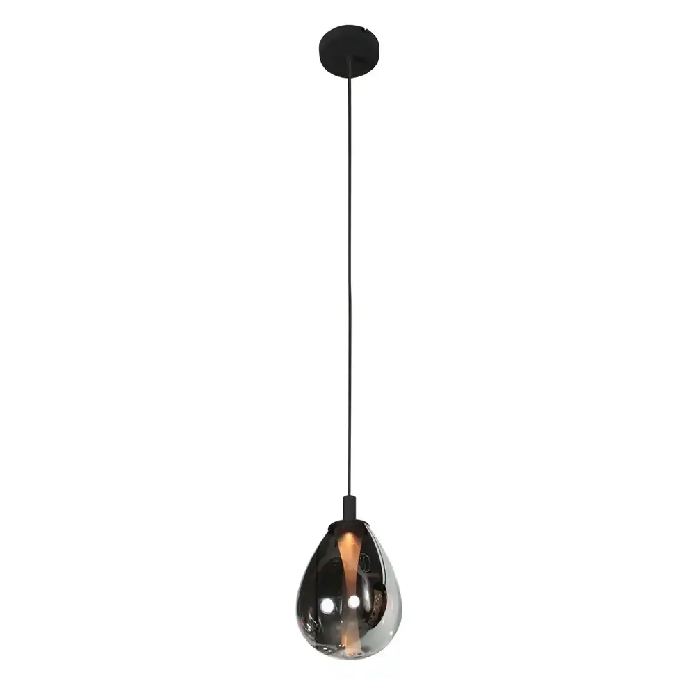 Steinhauer Hanglamp Glimsy 1 lichts Ø 22 cm zwart Steinhauer Hanglamp Glimsy 1 lichts Ø 22 cm zwart