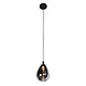 Mexlite Hanglamp Glimsy 1 lichts Ø 22 cm zwart Mexlite Hanglamp Glimsy 1 lichts Ø 22 cm zwart