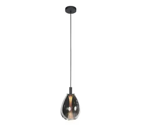 Steinhauer Hanglamp Glimsy 1 lichts Ø 22 cm zwart Steinhauer Hanglamp Glimsy 1 lichts Ø 22 cm zwart