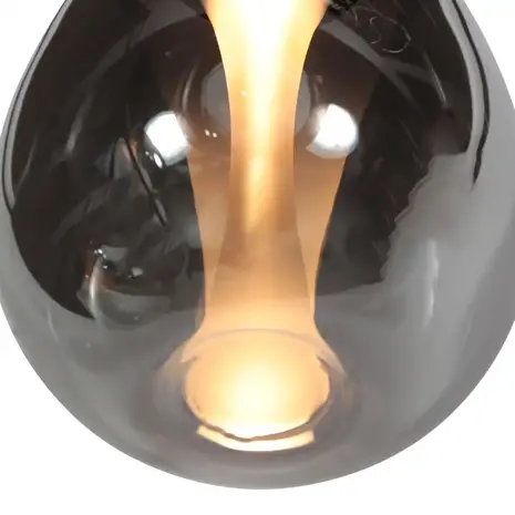 Steinhauer Hanglamp Glimsy 1 lichts Ø 22 cm zwart Steinhauer Hanglamp Glimsy 1 lichts Ø 22 cm zwart