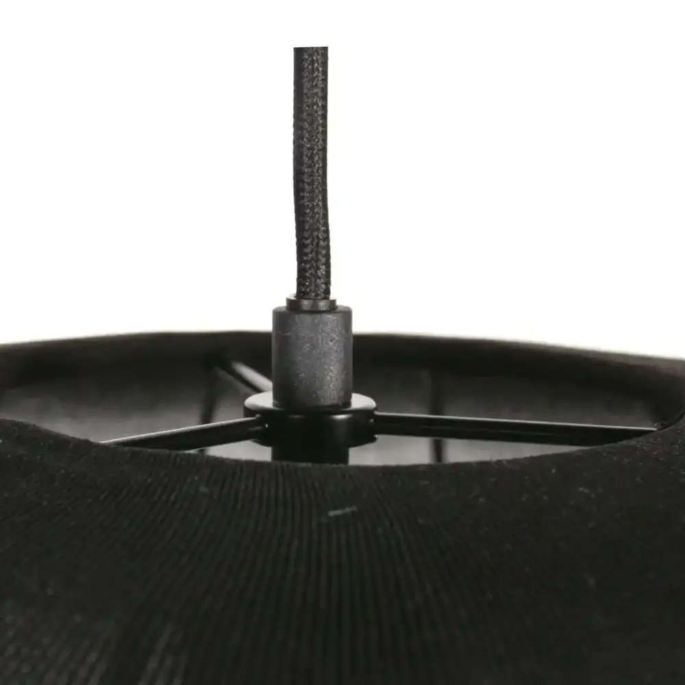 Anne Light & home Hanglamp Sable Ø 55 cm linnen zwart Anne Light & home Hanglamp Sable Ø 55 cm linnen zwart