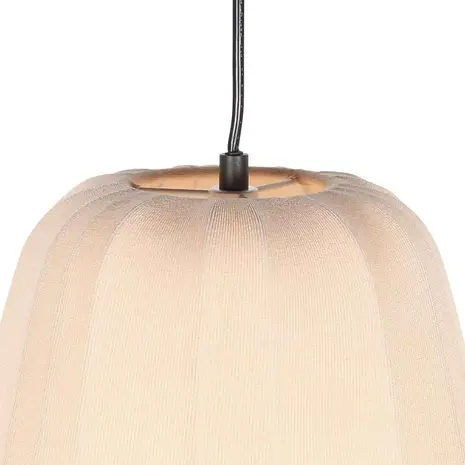 Anne Light & home Hanglamp Sable Ø 27 cm linnen creme Anne Light & home Hanglamp Sable Ø 27 cm linnen creme