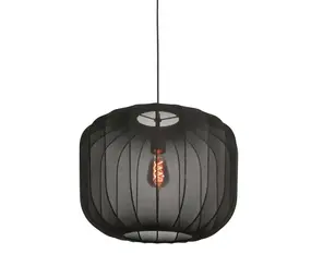 Anne Light & home Hanglamp Sable Ø 45 cm linnen zwart Anne Light & home Hanglamp Sable Ø 45 cm linnen zwart