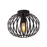 Lucide MANUELA - Plafonnière - Ø 25 cm - 1xE27 - Zwart Lucide MANUELA - Plafonnière - Ø 25 cm - 1xE27 - Zwart