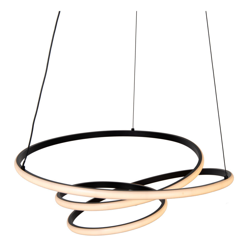 Lucide ESPIRAL - Hanglamp - LED Dimb. - CCT - 1x40W 2700K/4000K - Zwart | Essential Lucide ESPIRAL - Hanglamp - LED Dimb. - CCT - 1x40W 2700K/4000K - Zwart | Essential