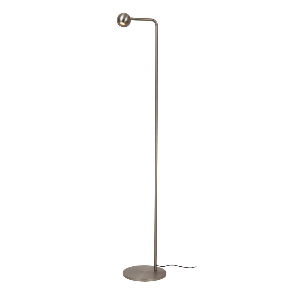Lucide MONTANA - Vloerlamp - LED Dimb. - 1x6,3W 2700K - Grijs ijzer | Premium