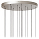 Lucide MONTANA - Hanglamp - LED Dimb. - CCT - 16x5,7W 2700K/4000K - Grijs ijzer | Premium Lucide MONTANA - Hanglamp - LED Dimb. - CCT - 16x5,7W 2700K/4000K - Grijs ijzer | Premium