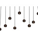 Lucide MONTANA - Hanglamp - LED Dimb. - CCT - 13x5,7W 2700K/4000K - Koffie | Premium Lucide MONTANA - Hanglamp - LED Dimb. - CCT - 13x5,7W 2700K/4000K - Koffie | Premium