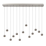 Lucide MONTANA - Hanglamp - LED Dimb. - CCT - 13x5,7W 2700K/4000K - Grijs ijzer | Premium