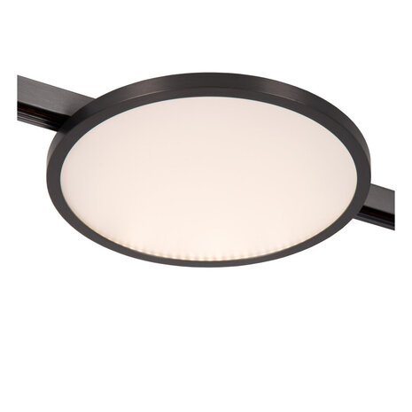 Lucide Premium LINIAL FIXXT Railspot - 1-fase Railsysteem/ Railverlichting - 1xLED - Mat Zwart Chroom