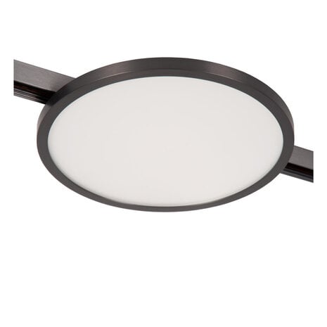 Lucide Premium LINIAL FIXXT Railspot - 1-fase Railsysteem/ Railverlichting - 1xLED - Mat Zwart Chroom