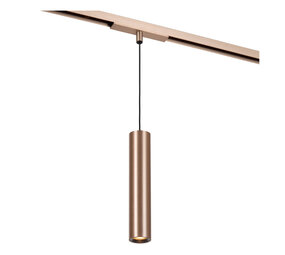 Lucide Premium LINIAL LUXUS Hanglamp - 1-fase Railsysteem/ Railverlichting - 1xLED - Champagne