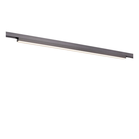 Lucide Premium LINIAL GLYXX Railspot - 1-fase Railsysteem / Smart Railverlichting - Smart - 48V Track - 1xLED - Mat Zwart Chroom