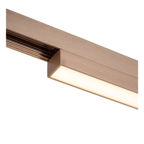 Lucide Premium LINIAL GLYXX Railspot - 1-fase Railsysteem/ Smart Railverlichting - 1xLED - Champagne