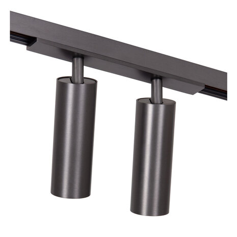 Lucide Premium LINIAL MOXX Railspot - 1-fase Railsysteem/ Railverlichting - 2xLED - Mat Zwart Chroom Lucide Premium LINIAL MOXX Railspot - 1-fase Railsysteem/ Railverlichting - 2xLED - Mat Zwart Chroom
