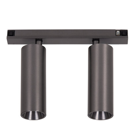 Lucide Premium LINIAL MOXX Railspot - 1-fase Railsysteem/ Railverlichting - 2xLED - Mat Zwart Chroom Lucide Premium LINIAL MOXX Railspot - 1-fase Railsysteem/ Railverlichting - 2xLED - Mat Zwart Chroom