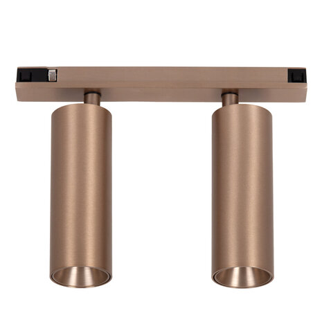 Lucide Premium LINIAL MOXX Railspot - 1-fase Railsysteem/ Railverlichting - 2xLED - Champagne Lucide Premium LINIAL MOXX Railspot - 1-fase Railsysteem/ Railverlichting - 2xLED - Champagne