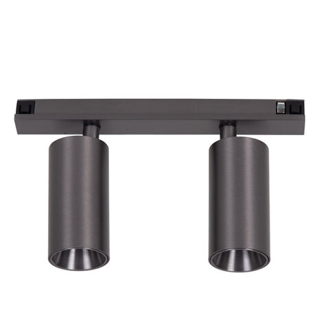Lucide Premium LINIAL BIXX Railspot - 1-fase Railsysteem/ Railverlichting - 2xLED - Mat Zwart Chroom Lucide Premium LINIAL BIXX Railspot - 1-fase Railsysteem/ Railverlichting - 2xLED - Mat Zwart Chroom