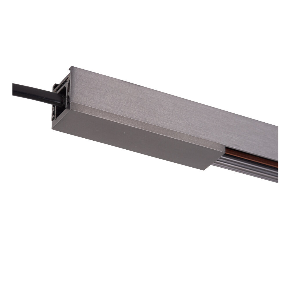 Lucide Premium LINIAL Startvoeding - Smart - 48V - 1-fase railsysteem / Railverlichting - Smart - 48V - Zwart Mat Chroom