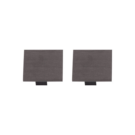 Lucide Premium LINIAL Eindkap - 1-fase Railsysteem / Railverlichting - Set van 2 - Mat zwart chroom Lucide Premium LINIAL Eindkap - 1-fase Railsysteem / Railverlichting - Set van 2 - Mat zwart chroom