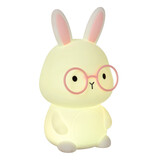 Lucide PINCHA RABBIT - Oplaadbare Tafellamp Kinderkamer - Accu/Batterij - LED 3 StepDim - RGB - Wit | Essential Lucide PINCHA RABBIT - Oplaadbare Tafellamp Kinderkamer - Accu/Batterij - LED 3 StepDim - RGB - Wit | Essential
