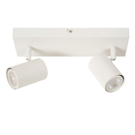 Lucide AMIGO - Plafondspot - 2xGU10 (MR16) - Wit