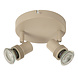 Lucide KIANTI - Plafondspot - Ø 15 cm - 2xGU10 (MR16) - Taupe Lucide KIANTI - Plafondspot - Ø 15 cm - 2xGU10 (MR16) - Taupe