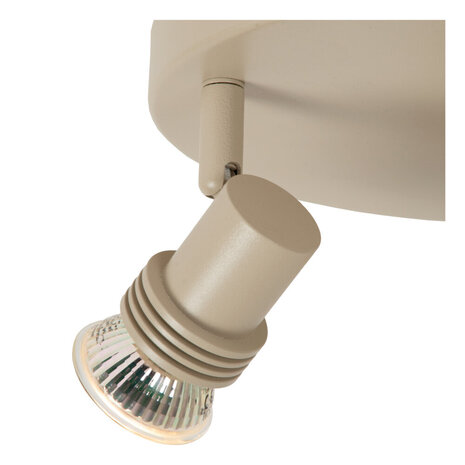 Lucide KIANTI - Plafondspot - Ø 15 cm - 2xGU10 (MR16) - Taupe Lucide KIANTI - Plafondspot - Ø 15 cm - 2xGU10 (MR16) - Taupe