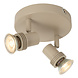 Lucide KIANTI - Plafondspot - Ø 15 cm - 2xGU10 (MR16) - Taupe Lucide KIANTI - Plafondspot - Ø 15 cm - 2xGU10 (MR16) - Taupe