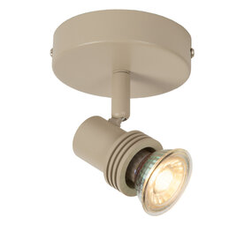 Lucide KIANTI - Plafondspot - Ø 10 cm - 1xGU10 (MR16) - Taupe Lucide KIANTI - Plafondspot - Ø 10 cm - 1xGU10 (MR16) - Taupe