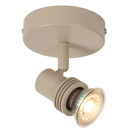 Lucide KIANTI - Plafondspot - Ø 10 cm - 1xGU10 (MR16) - Taupe Lucide KIANTI - Plafondspot - Ø 10 cm - 1xGU10 (MR16) - Taupe
