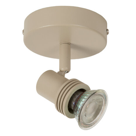 Lucide KIANTI - Plafondspot - Ø 10 cm - 1xGU10 (MR16) - Taupe Lucide KIANTI - Plafondspot - Ø 10 cm - 1xGU10 (MR16) - Taupe