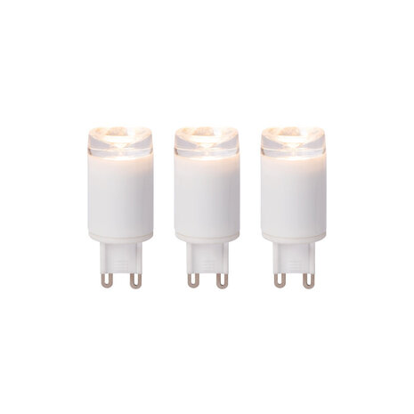 Lucide G9 - Led lamp - Ø 2,1 cm - LED Dimb. - G9 - 3x3W 2700K - Wit Lucide G9 - Led lamp - Ø 2,1 cm - LED Dimb. - G9 - 3x3W 2700K - Wit