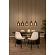 Lucide LAMBRES - Hanglamp - 5xE27 - Zwart Lucide LAMBRES - Hanglamp - 5xE27 - Zwart