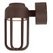Lucide WELLS - Wandlamp Binnen/Buiten - Ø 10 cm - LED - 1x8W 2700K - IP54 - Roest bruin | Essential Lucide WELLS - Wandlamp Binnen/Buiten - Ø 10 cm - LED - 1x8W 2700K - IP54 - Roest bruin | Essential