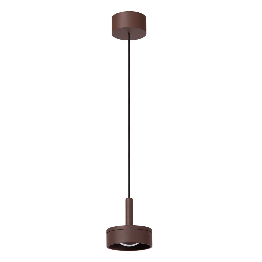 Lucide LENZ - Hanglamp Binnen/Buiten - Ø 11 cm - LED - 1x8W 2700K - IP54 - Roest bruin | Essential