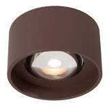 Lucide LENZ - Plafondspot Binnen/Buiten - Ø 11 cm - LED - 1x8W 2700K - IP54 - Roest bruin | Essential Lucide LENZ - Plafondspot Binnen/Buiten - Ø 11 cm - LED - 1x8W 2700K - IP54 - Roest bruin | Essential