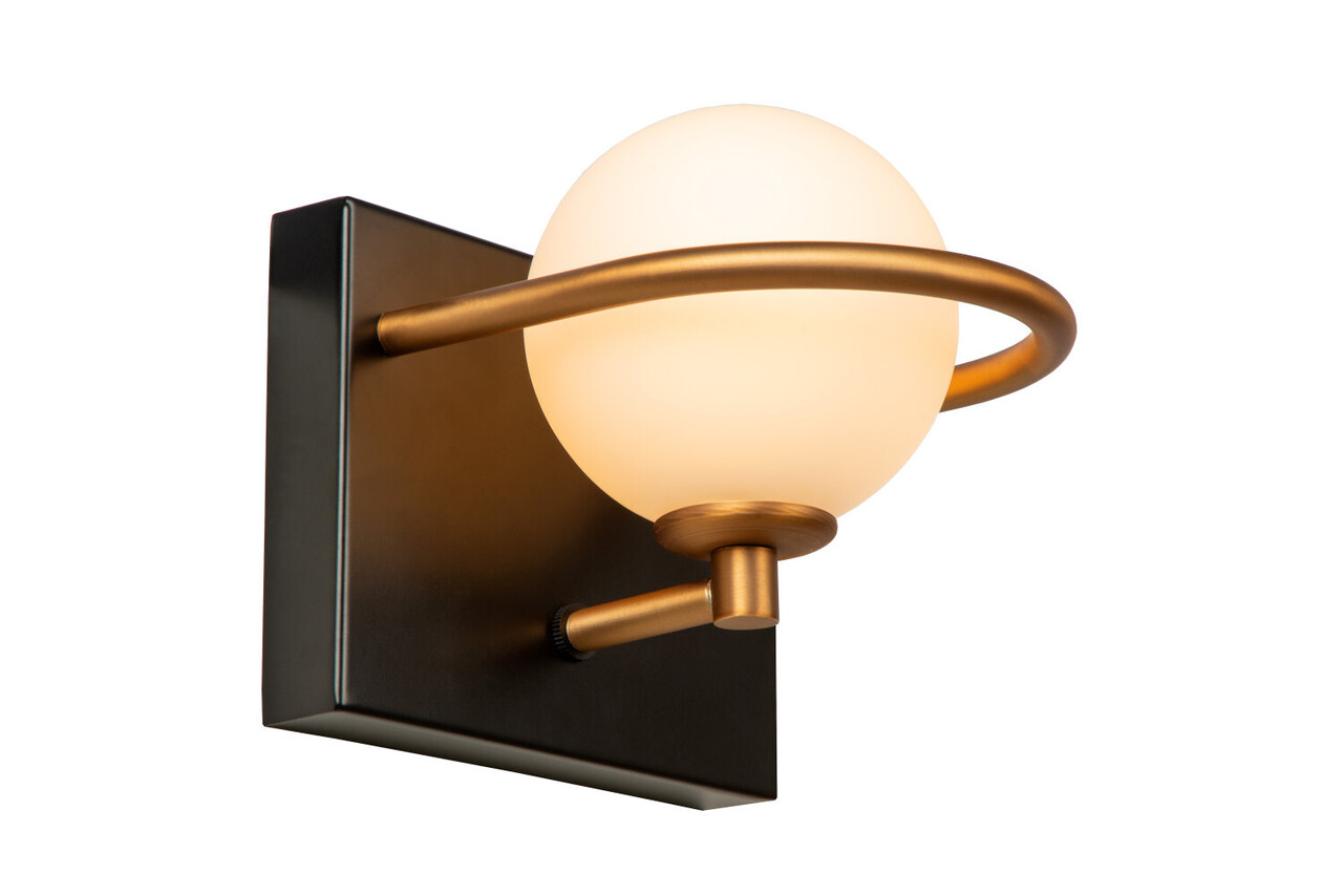 Lucide ISOBEL - Wandlamp Badkamer - 1xG9 - IP44 - Zwart Lucide ISOBEL - Wandlamp Badkamer - 1xG9 - IP44 - Zwart