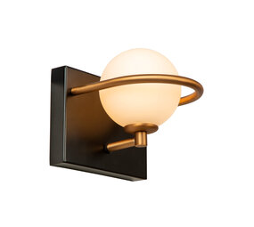 Lucide ISOBEL - Wandlamp Badkamer - 1xG9 - IP44 - Zwart Lucide ISOBEL - Wandlamp Badkamer - 1xG9 - IP44 - Zwart
