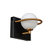 Lucide ISOBEL - Wandlamp Badkamer - 1xG9 - IP44 - Zwart Lucide ISOBEL - Wandlamp Badkamer - 1xG9 - IP44 - Zwart