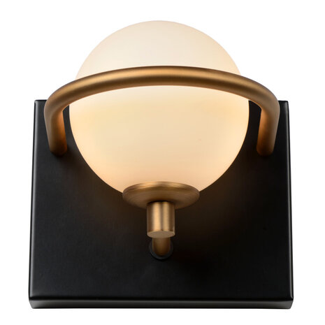Lucide ISOBEL - Wandlamp Badkamer - 1xG9 - IP44 - Zwart Lucide ISOBEL - Wandlamp Badkamer - 1xG9 - IP44 - Zwart