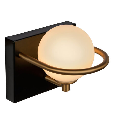 Lucide ISOBEL - Wandlamp Badkamer - 1xG9 - IP44 - Zwart Lucide ISOBEL - Wandlamp Badkamer - 1xG9 - IP44 - Zwart